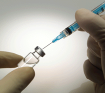 Imagen de geringa y vacuna
