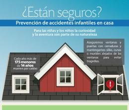 Infografía - Prevención de accidentes infantiles en casa