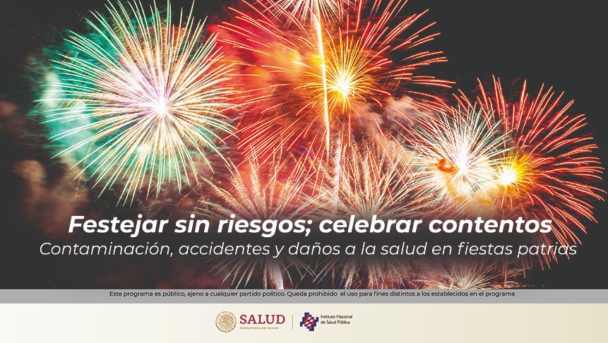 Fuegos artificiales, un atractivo peligroso para la salud