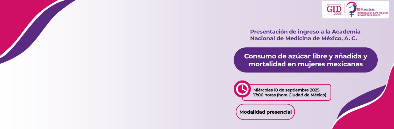 Presentación del trabajo de ingreso a la Academia Nacional de Medicina de México