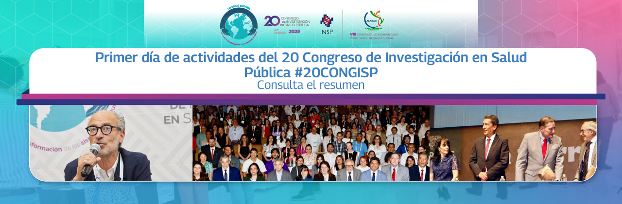 Arranca el 20 Congreso de Investigación en Salud Pública